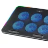 White Shark ICE BLADE GCP-96 kahe ventilaatoriga sülearvuti jahutusalus sinise LED-valgustusega, kuni 17 tolli, 5 reguleeritavat asendit