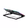 White Shark ICE BLADE GCP-96 kahe ventilaatoriga sülearvuti jahutusalus sinise LED-valgustusega, kuni 17 tolli, 5 reguleeritavat asendit