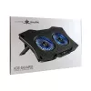 White Shark ICE GUARD GCP-4 jahutusalus kahe 125 mm sinise LED-ventilaatoriga, 5 kõrgusseadet, kuni 17,3 tolli