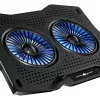 White Shark ICE GUARD GCP-4 jahutusalus kahe 125 mm sinise LED-ventilaatoriga, 5 kõrgusseadet, kuni 17,3 tolli