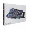 White Shark ICE STORM GCP-6 Sülearvuti jahutusalus, 2x125mm ventilaatorid, Sinine LED, USB, kuni 17 tolli