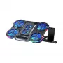 White Shark ICE STORM GCP-6 Sülearvuti jahutusalus, 2x125mm ventilaatorid, Sinine LED, USB, kuni 17 tolli