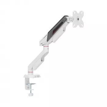 White Shark KHUFU-I GMS-3210 Ühe monitori lauakinnitus 17 inch-32 inch ekraanidele, must