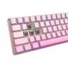 White Shark NUNCHAKU-P-US-RED.SW TKL mehaaniline mänguklaviatuur - 87 klahvi, Outemu Red lülitid, RGB taustvalgustus, roosa