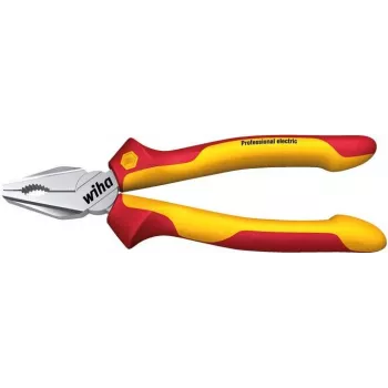 Wiha Kombineeritud Tangid Professional Electric Punane/Kollane, DynamicJoint ja OptiGrip