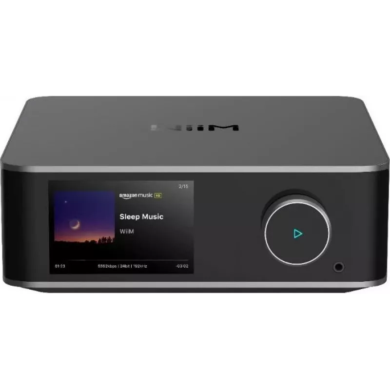 WiiM Ultra Dark Grey - Hi-Res Music Streamer & Network Audio Player with Preamp, HDMI ARC, Phono MM