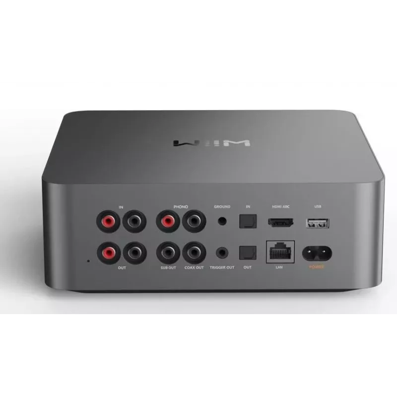 WiiM Ultra Dark Grey - Hi-Res Music Streamer & Network Audio Player with Preamp, HDMI ARC, Phono MM
