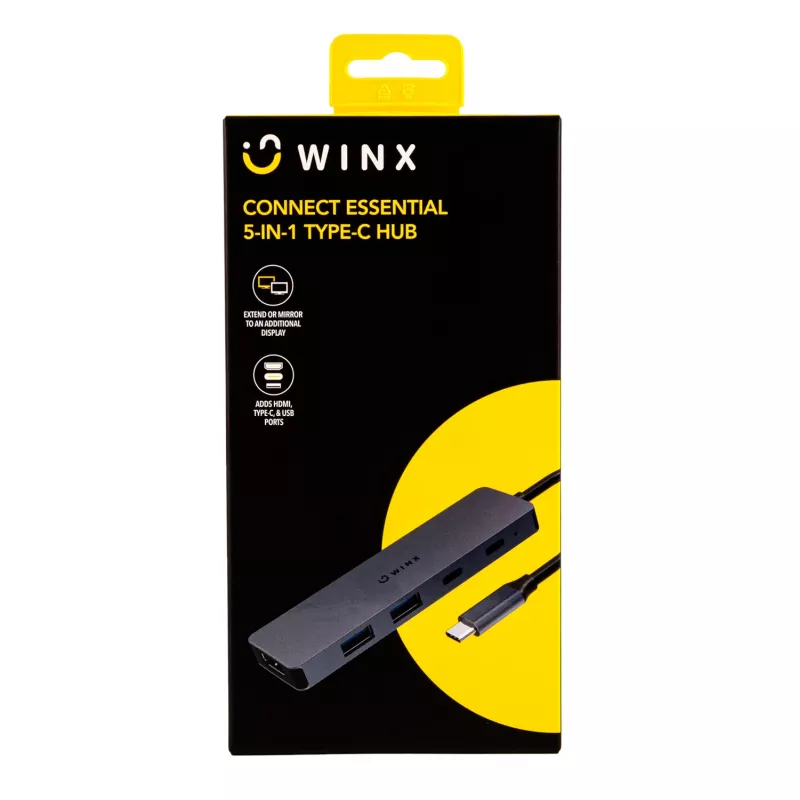 WINX CONNECT Essential 5-in-1 Type-C jaotur