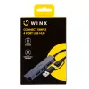 WINX CONNECT Simple USB/Type-C jaotur, 3x USB-A 5Gbps + USB-C PD 100W, Space Grey