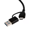 WINX CONNECT Simple USB/Type-C jaotur, 3x USB-A 5Gbps + USB-C PD 100W, Space Grey