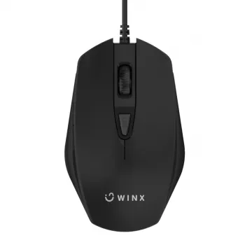 WINX DO ESSENTIAL juhtmega hiir - 1000 DPI optiline, USB, kahekäeline, must