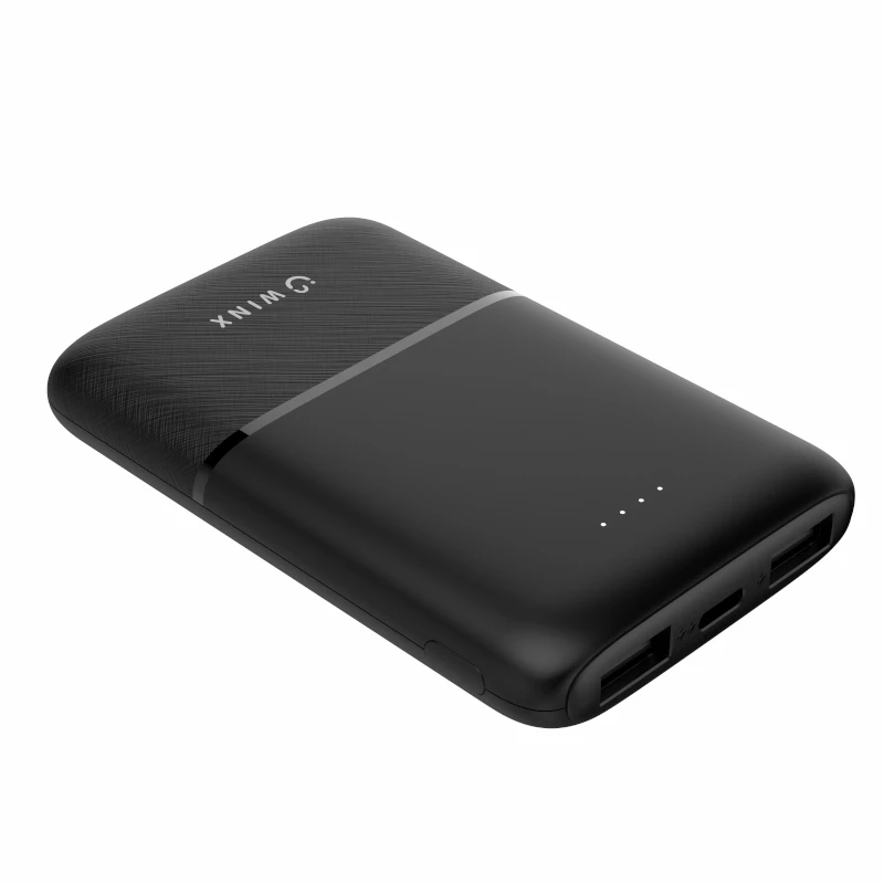 WINX GO Simple 5000mAh toitepank, must