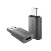 WINX LINK Simple Type-C ja USB adapteri komplekt – USB-C isane USB-A emasele ja USB-A isane USB-C emasele, USB 2.0, 480 Mbps, kosmosehall