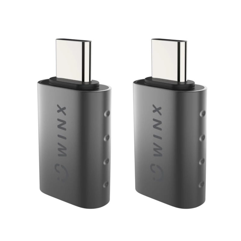 WINX LINK Simple Type-C to USB-adapteri kahekomplekt