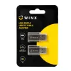 WINX LINK Simple USB to Type-C adapteri kahekomplekt (USB-A isane USB-C emane, 5Gbps, 15W, Space Grey, 2 tk)