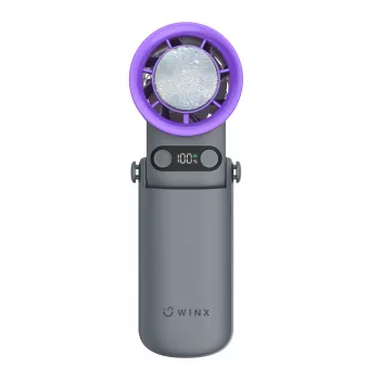 WINX MOVE Cool Kõrge Kiirusega Käeshoitav Ventilaator - 10 000 RPM, 3 Kiirust, USB-C Laetav, 2000 mAh, Valge