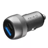 WINX POWER Fast 89W auto laadija - USB-C PD 67W + USB-A QC 18W, must