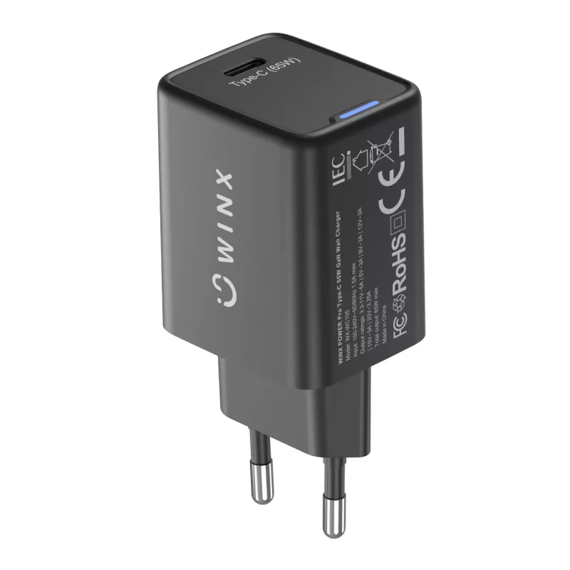 WINX POWER Pro Type-C 65W GaN seinilaadija