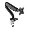 WINX RISE Pro täisliikumisega monitori käsi - üksik 17-32 inch gaasivedruga lauakinnitus, VESA 75/100, C-klamber ja ava, must
