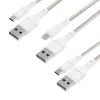 WINX USB-C to USB-A laadimis- ja andmekaabel 1,2 m must