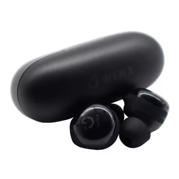 WINX VIBE Active 2 TWS-kõrvaklapid – juhtmeta Bluetooth 5.3 kõrvaklapid laadimiskarbiga, IPX4 veekindlus, ENC-mikrofon, puutetundlikud juhtnupud, madala latentsusega mängurežiim, 24-tunnine aku kestvus, must