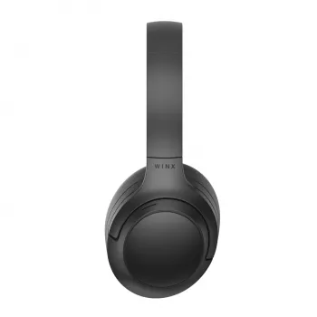 WINX VIBE Pure 2 Hybrid ANC kõrvaklapid, Bluetooth 5.3, 30h aku, kokkupandav disain - must