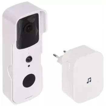 Juhtmevaba uksekell kaameraga ATLO V2 – 1080p Full HD, 166° lainurk, IP65, kahekordne toide, Tuya Smart