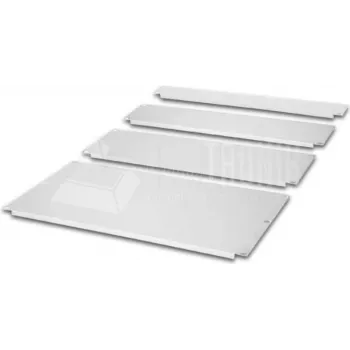 Wirewin BP 4U 19-tolline rack pimepaneel, must