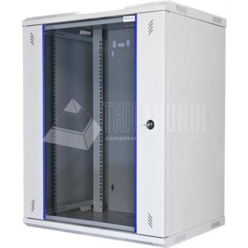 Wirewin WCAB PS2 600X450X15U seinale kinnitatav rack 15U hall