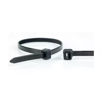 WKK UV-stabiliseeritud mustad nailonist kaablisidemed 100 x 2,5 mm, 100 tk