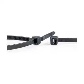 WKK UV-stabiliseeritud mustad nailonist kaablisidemed 100 x 2,5 mm, 100 tk