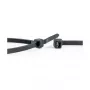 WKK UV-stabiliseeritud mustad nailonist kaablisidemed 100 x 2,5 mm, 100 tk