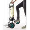 wolfcraft TS 850 Alumiiniumist Käsikäru, 100 kg Kandevõime, Kokkupandav, Must 5503000
