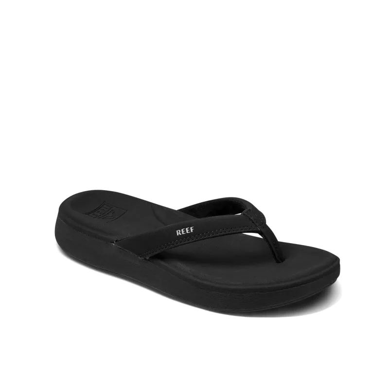 Naiste Reef Cushion Cloud mustad sandaalid