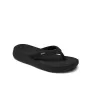 Naiste Reef Cushion Cloud mustad sandaalid