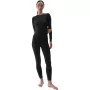 Naiste termoaktiivne T-särk 4F F176 Deep Black Allover XS/S