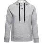 Naiste Under Armour Rival Fleece HB Kapuutsiga Dress, Mod Gray/Valge