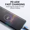 Wozinsky 1 m USB-C to USB-C kaabel 60W PD kiirlaadimine ja andmesünkroonimine must