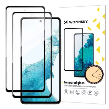 Wozinsky Full Glue karastatud klaasist ekraanikaitse Samsung Galaxy A57 jaoks (2 pakki)
