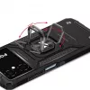 Wozinsky Ring Armor Case for Google Pixel 7 Pro - Armored Cover with Magnetic Holder Ring - Black