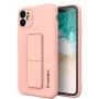 Wozinsky Samsung Galaxy A52s 5G / A52 5G / A52 4G Kickstand Case Silicone Stand Cover Pink