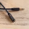 Wozinsky USB-C to USB-C kaabel 3m must 60W PD kiirlaadimine ja andmesünkroonimine