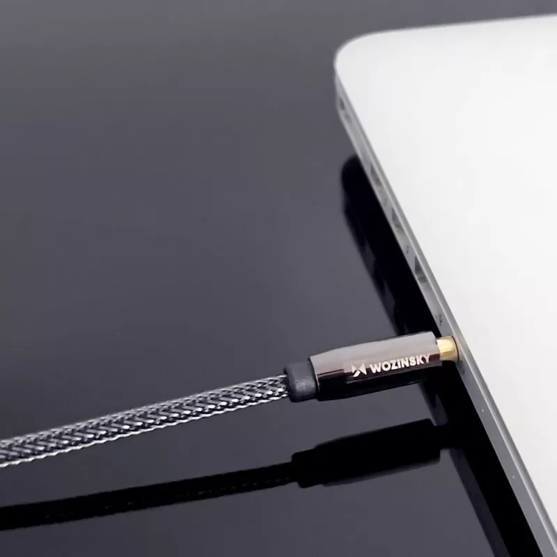 Wozinsky USB-C to USB-C kaabel 3m must 60W PD kiirlaadimine ja andmesünkroonimine