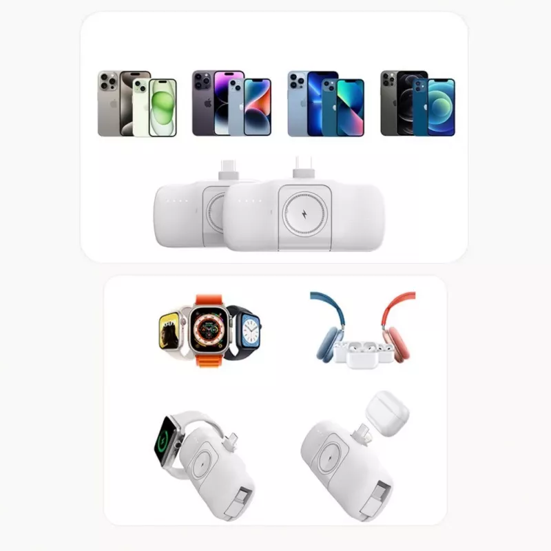 Wozinsky White Lightning (male) - 1m USB-A to Lightning kaabel, valge