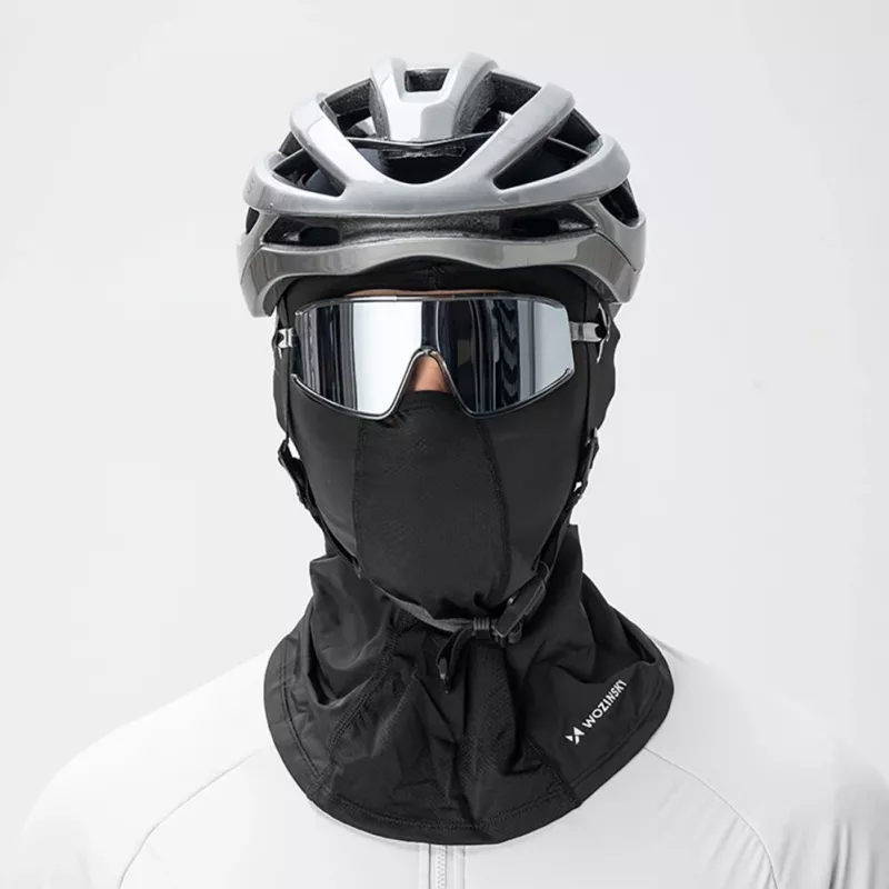 Wozinsky WKM-01B mootorratturi/jalgratturi balaklava, must