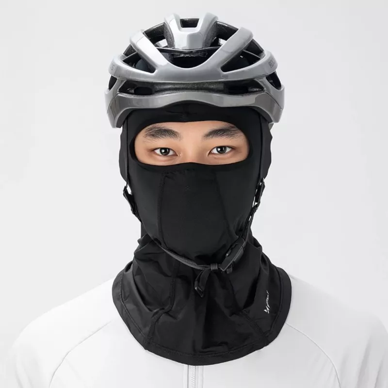 Wozinsky WKM-01B mootorratturi/jalgratturi balaklava, must