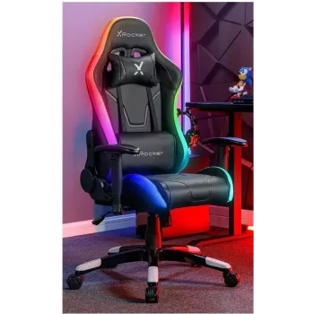 X Rocker Agility Compact eSports Gaming Office Tool LED-valgustuse ja rakenduse juhtimisega - Must (2023028)