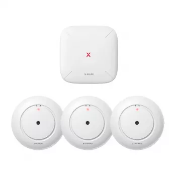 X-SENSE SWS54 nutikas veelekkeandur Wi-Fi veedetektor 100 dB alarmi, rakenduse märguannete, IP67, patareitoitega