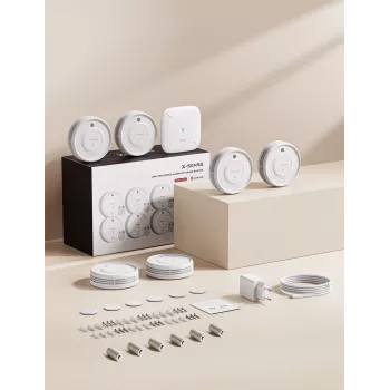 X-Sense XS0D-MR61 Ühendatav fotoelektriline suitsuandur lüüsiga, rakendusega ühilduv, 10-aastane aku