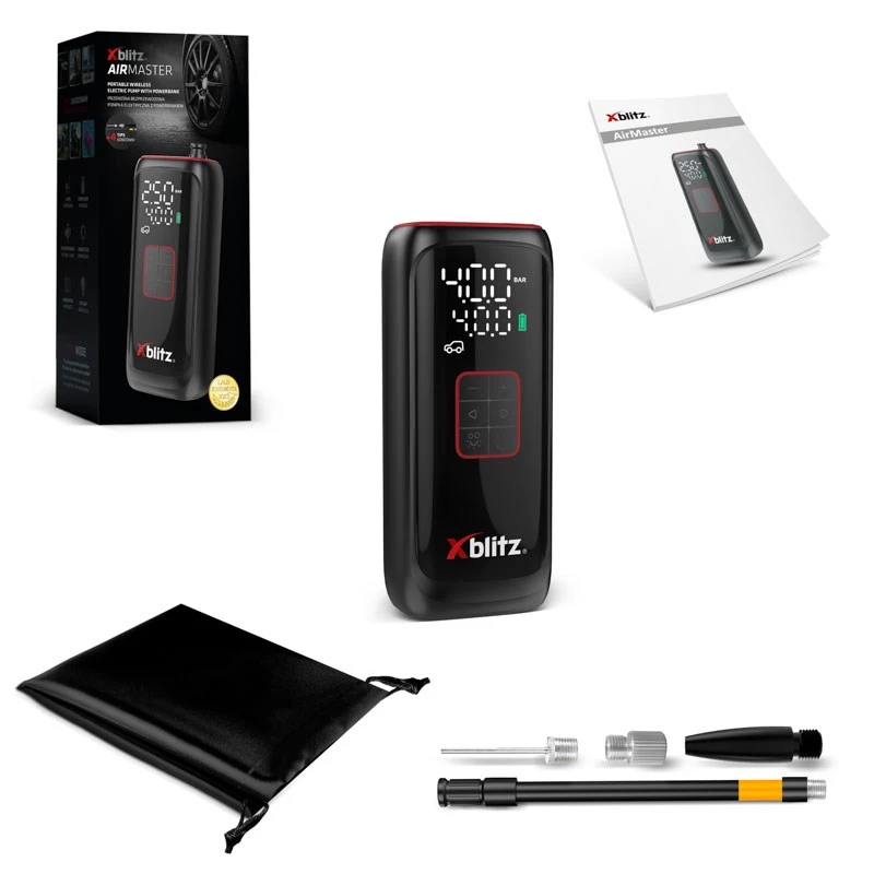 Xblitz AIRMASTER Electric Pump 150 PSI Digital LED Auto-Stop
